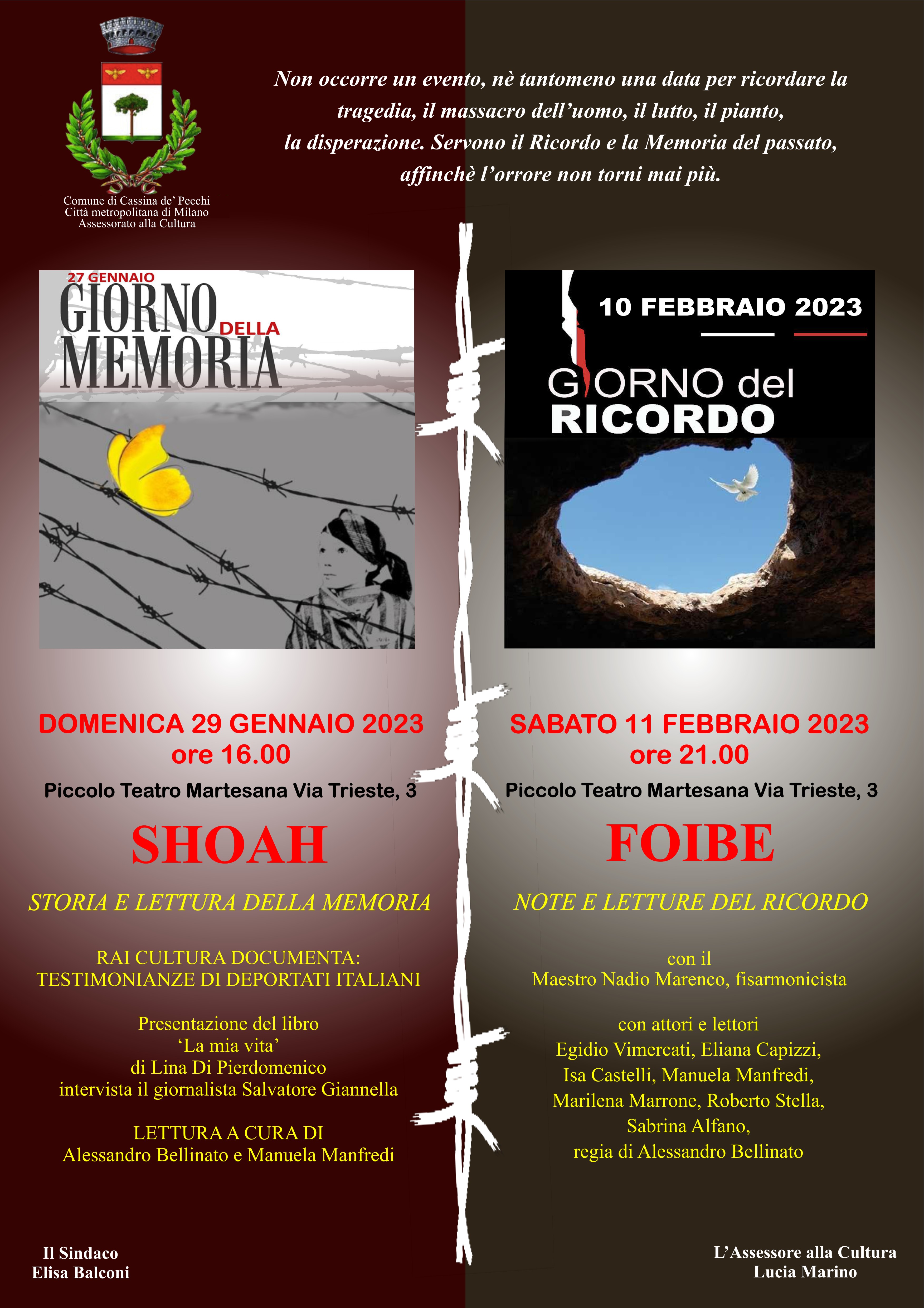 Giorno del ricordo 2023