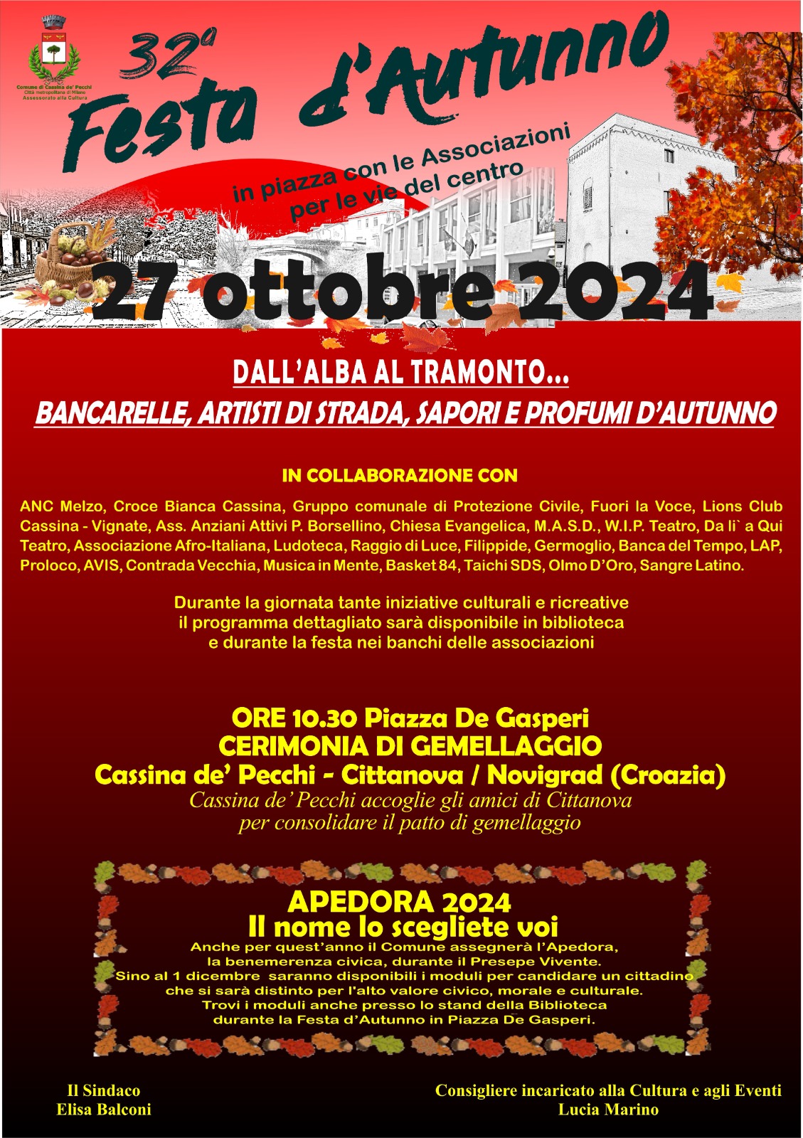 32° Festa d' Autunno | 27 ottobre 2024 