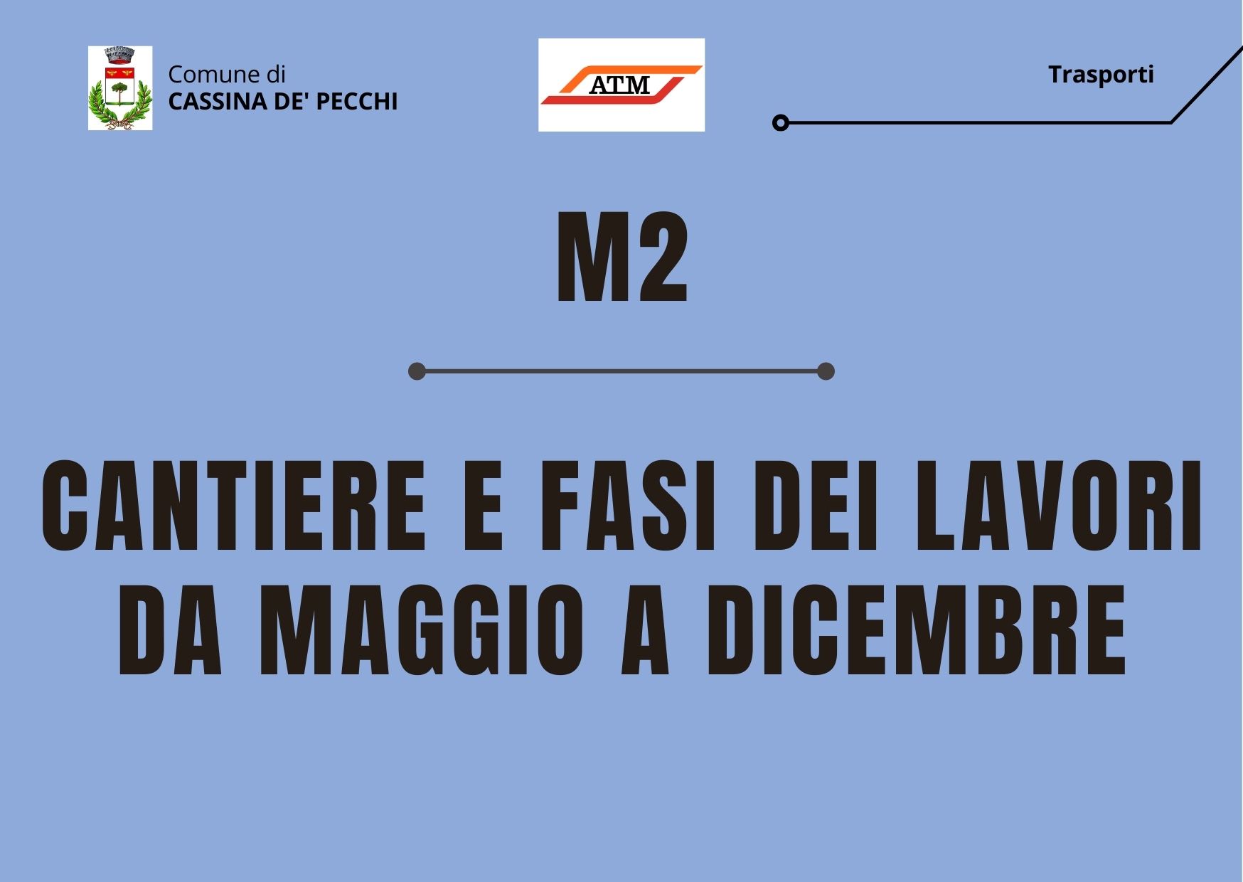 M2, il cantiere e le fasi dei lavori da maggio a dicembre 2022