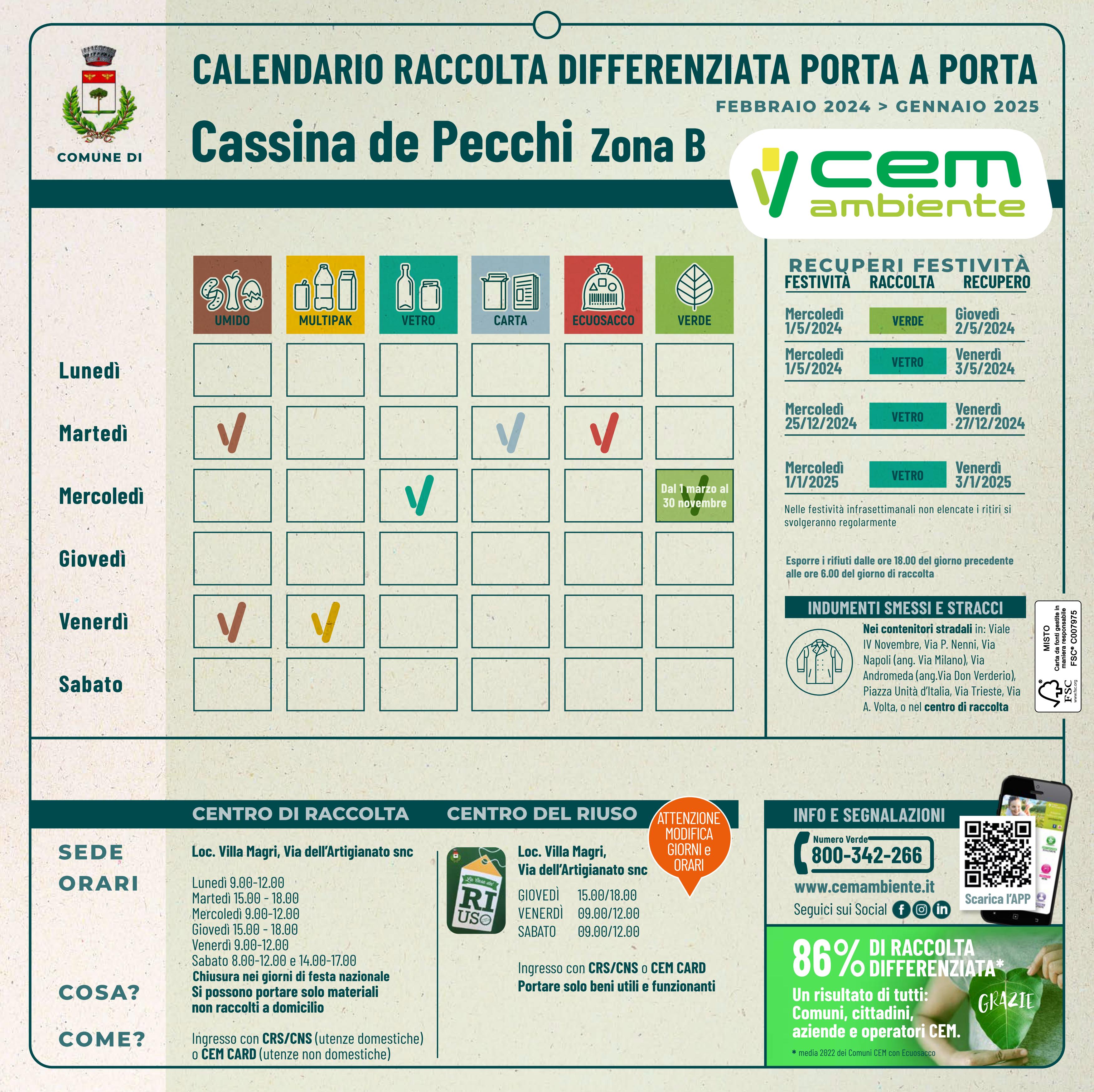 CALENDARIO ZONA B