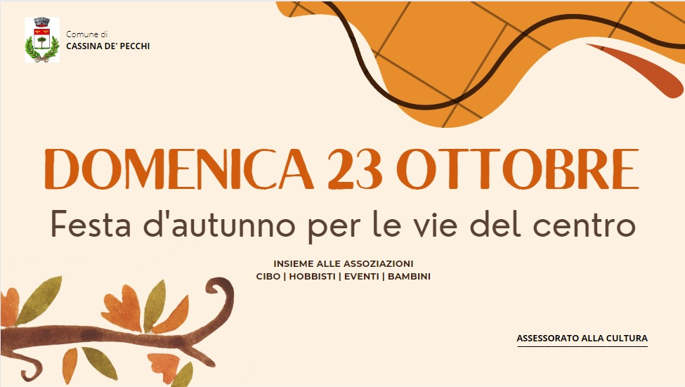 Festa d'Autunno - 23 Ottobre 2022