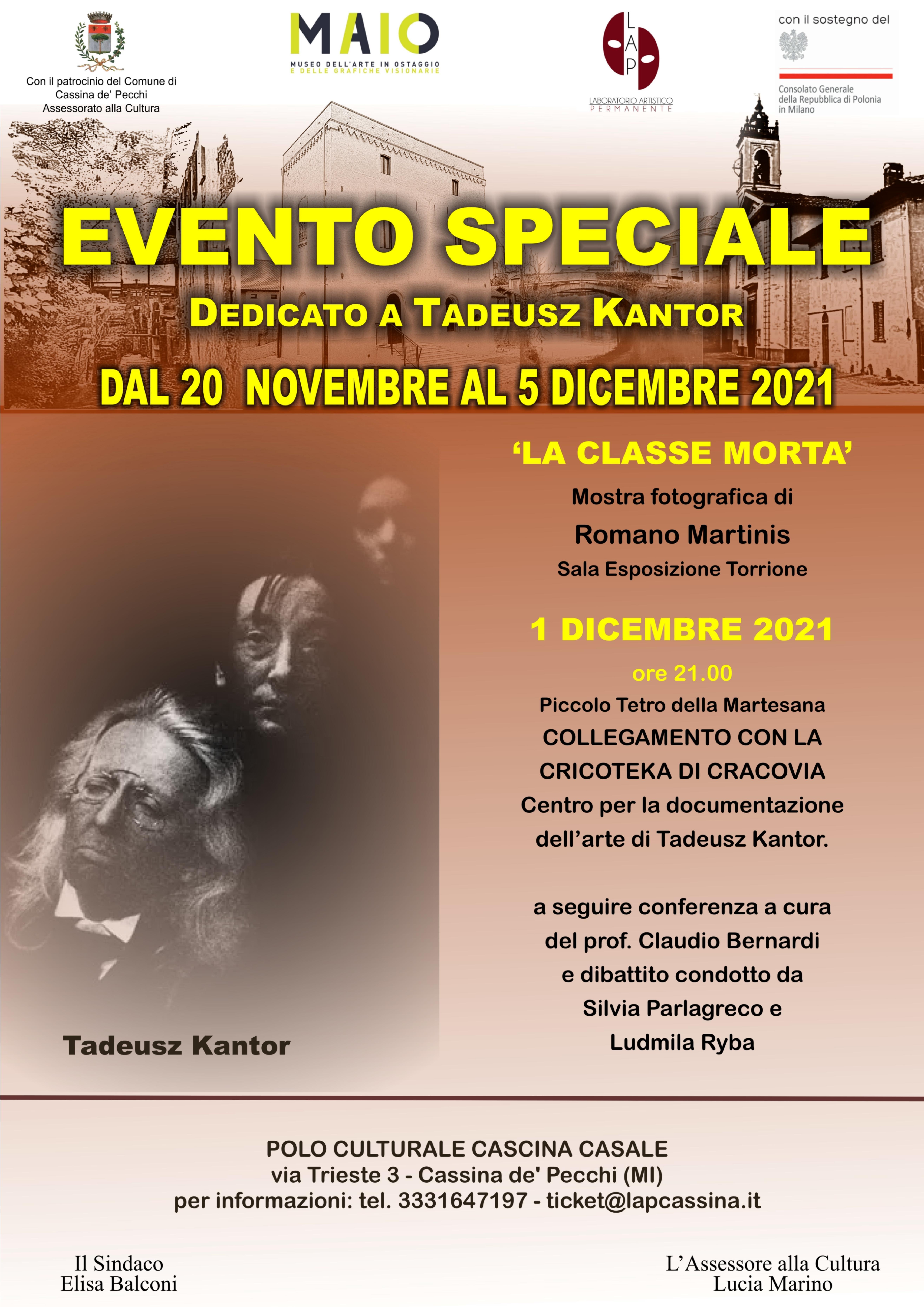 Evento speciale dedicato a Tadeusz Kantor