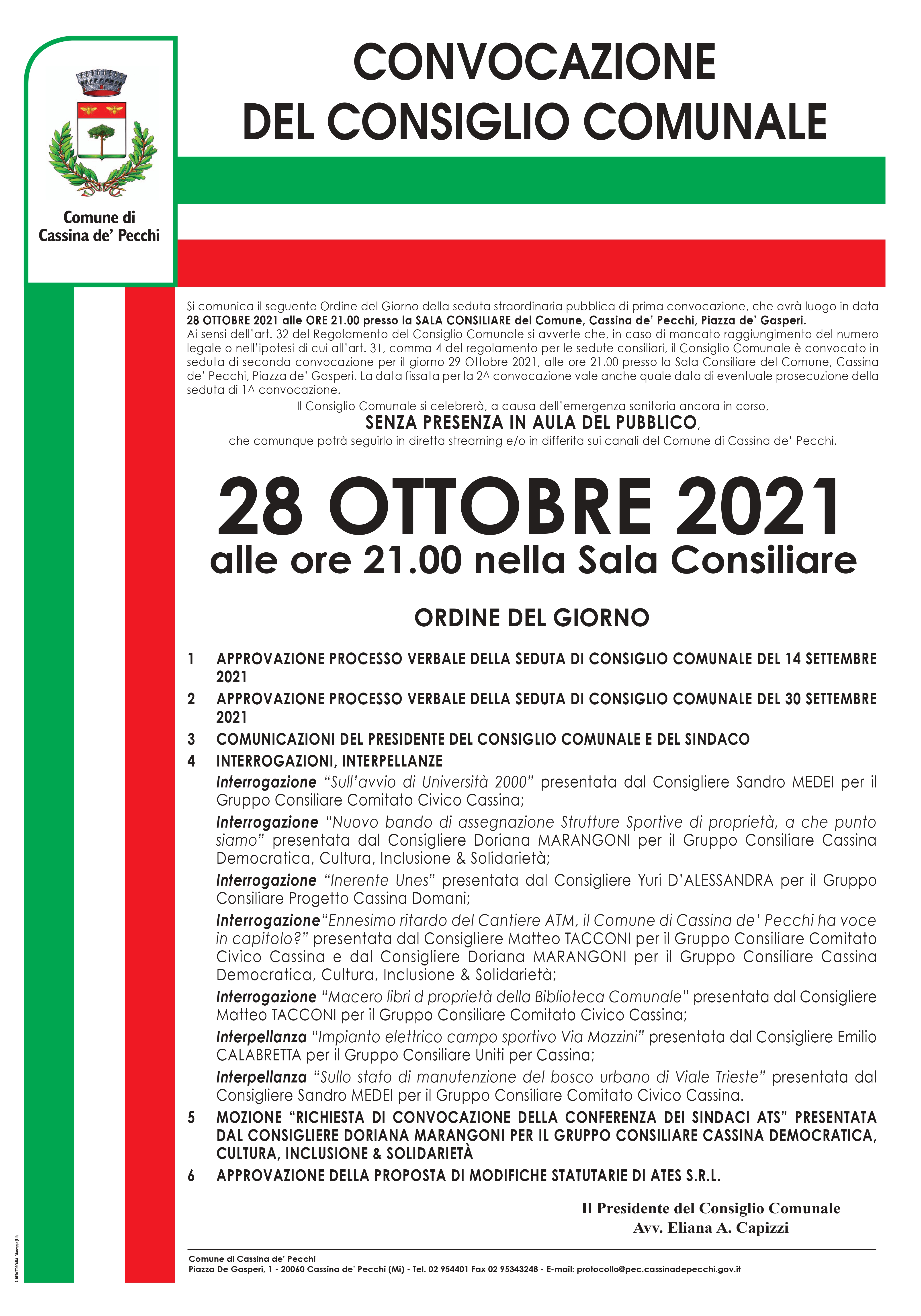 Consiglio Comunale